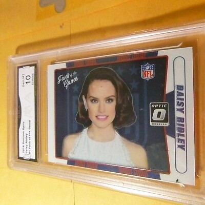 DAISY RIDLEY REY 2016 DONRUSS OPTIC FANS OF THE GAME # 1 GRADED 10 L ...