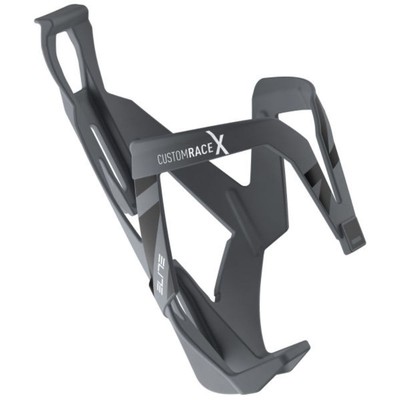 ELITE Flaschenhalter Custom Race X Soft touch grau ca. 29g Fahrrad