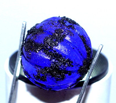 GIE Certified 120 Ct Natural African Blue Sapphire Rough Loose Gemstone