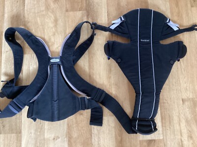 BabyBjorn Original Babytrage Active SCHWARZ EXTRA LENDENWIRBELSTÜTZE