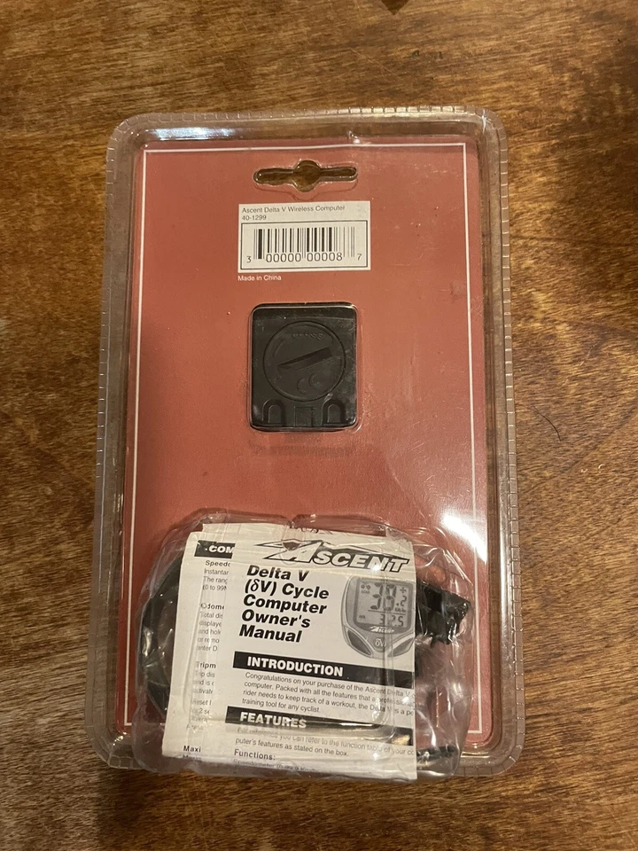 Ascent Delta V Wireless Computer 40-1299 Cycling Bicycling - Image 3 of 3