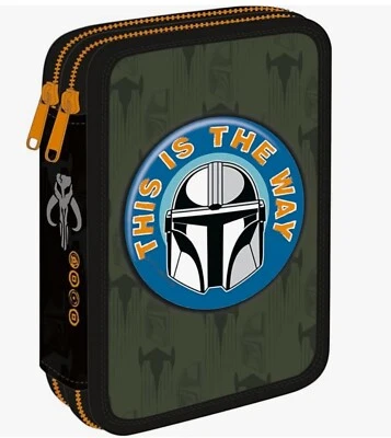 MC Neill Disney Mandalorian XL Etui Schule Freizeit Federmäppchen Addy abnehmbar