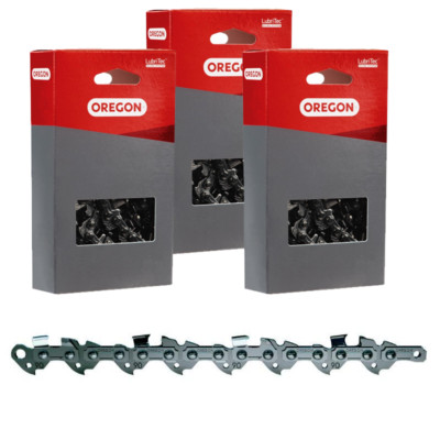 Set of 3 Oregon AdvanceCut Chainsaw Chain 3/8" LP .043" 16" 90PX056G | eBay