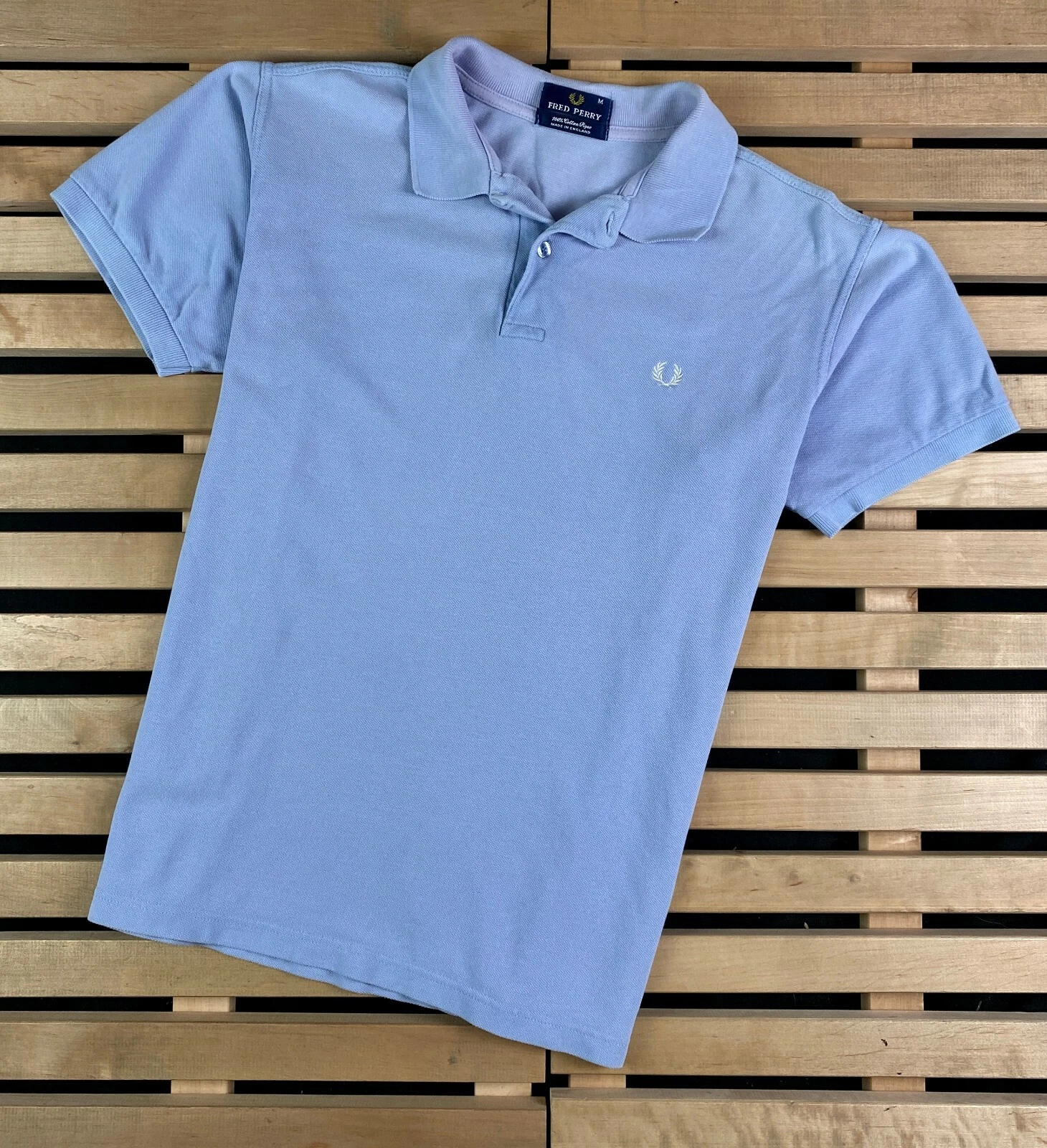 Men’s Polo T Shirt Fred Perry Vintage Size M