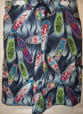 Hang Ten Surfboard Swim Suit Board Trunks Shorts Boys Size XL 18 / 20 NWT