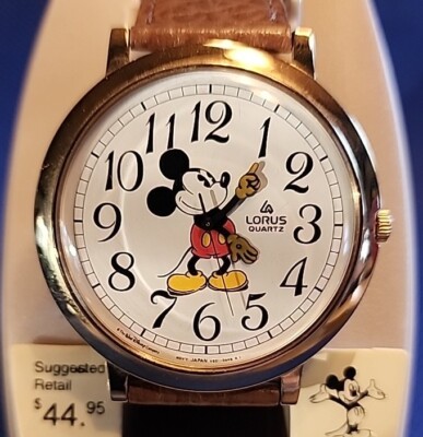 Vintage Lorus Disney Mickey Mouse 60 year watch NEW BATTERY VINTAGE Disney/ Lorus Disney Mickey Mouse Wrist Watch (V515  main image 2