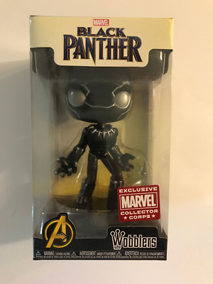 Funko Marvel Collector Corps Exclusive BLACK PANTHER Wobblers Animal Instincts
