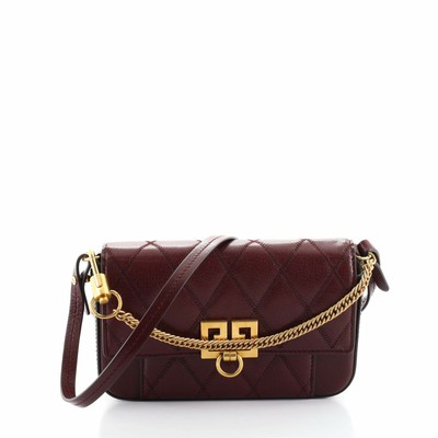 givenchy mini pocket quilted leather belt bolsa