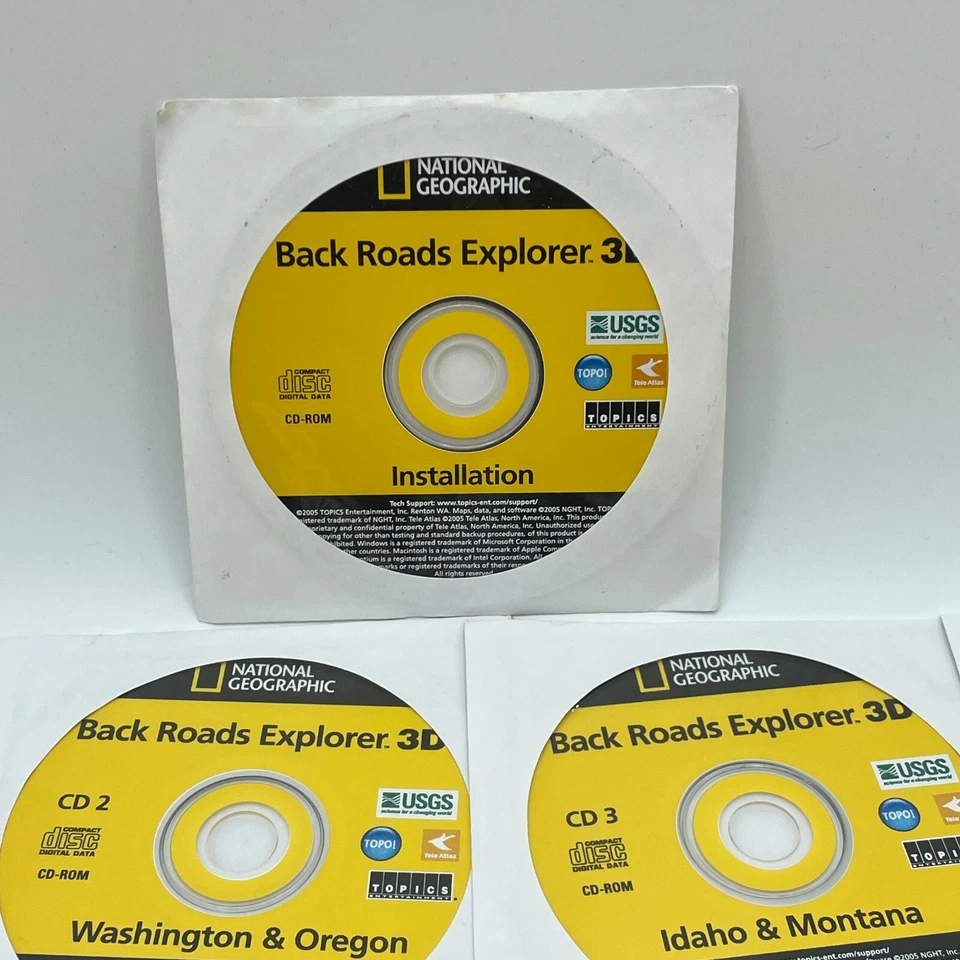 National Geographic Back Roads Explorer 3D Complete Set & National Parks Extra - Image 2 of 4