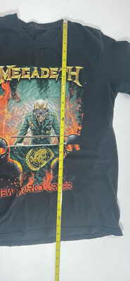 MEGADETH NEW WORLD ORDER Tシャツ85→78 Amazon.com: Megadeth T Shirt Peace Sells… Track List Band