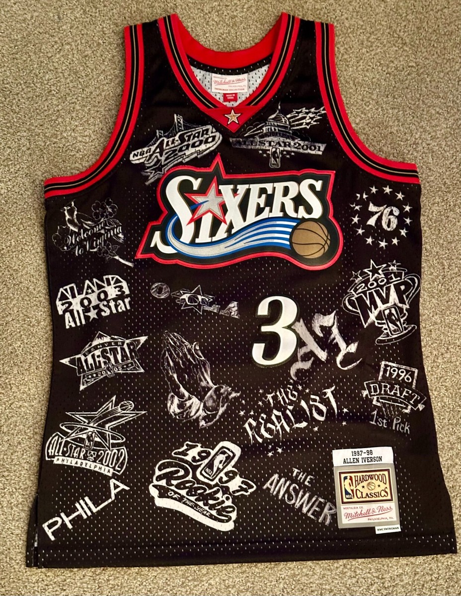 Men's Philadelphia 76ers Allen Iverson Mitchell & Ness