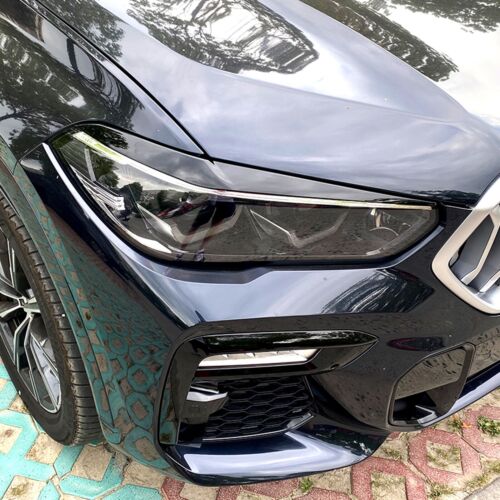 Faro para párpados borde para cejas negro brillante para BMW X5 G05 X6 G06 G06 2019 - Imagen 3 de 11