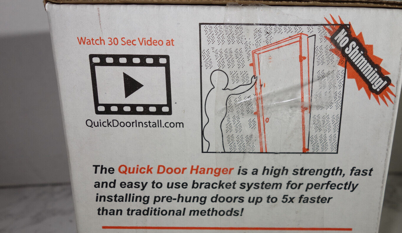 The Quick Door Hanger 10 Door Install Kit Hassle Free No Shim Easy