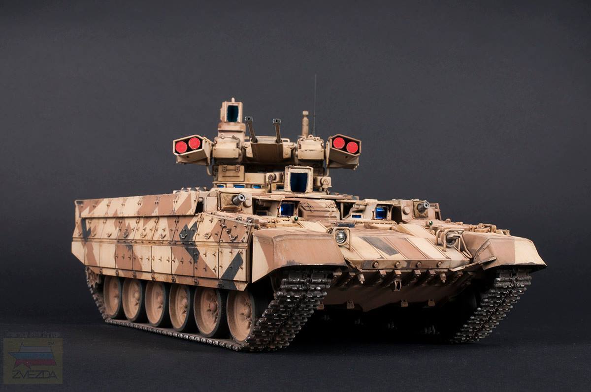 Zvezda 1:35 Russian Terminator-2 Fire Support Vehicle Tank Zvezda 1:35 ...
