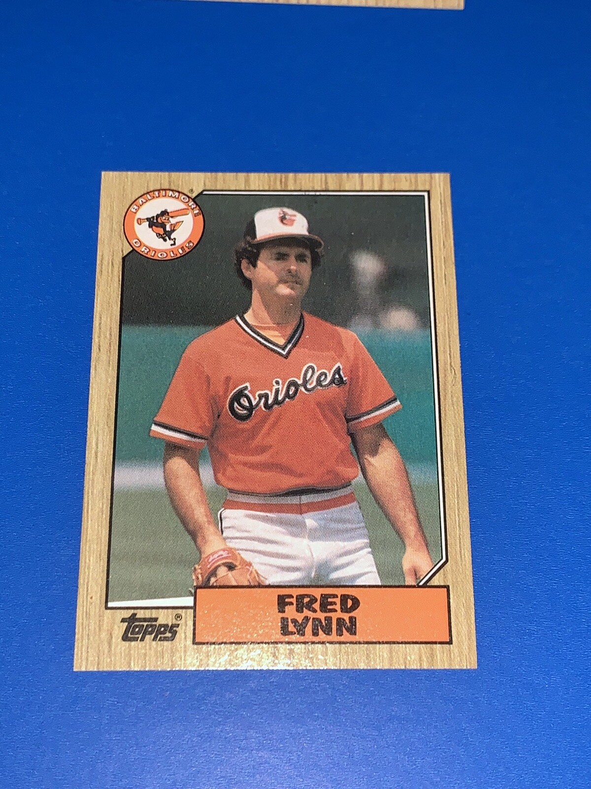 1987 Topps Fred Lynn Baseball Card 370 Baltimore Orioles Set Break Nm Mint Ebay