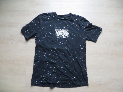 T-Shirt Herren Chaotic System FSBN Relaxed Fit Gr. M schwarz Schriftzug