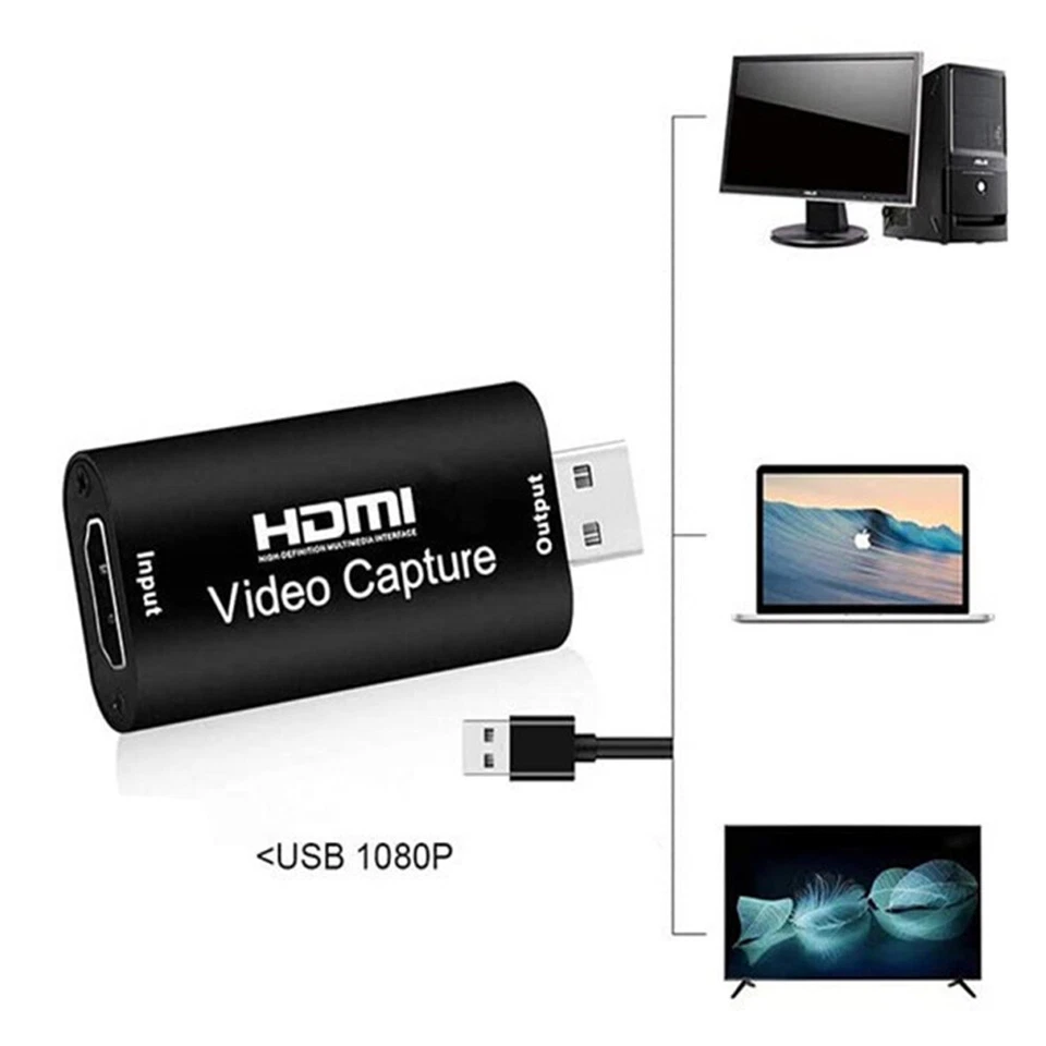 HDMI Video Capture Card USB 3.0 1080p HD Recorder for Video Game w/ Metal Shell. - Image 4 of 4