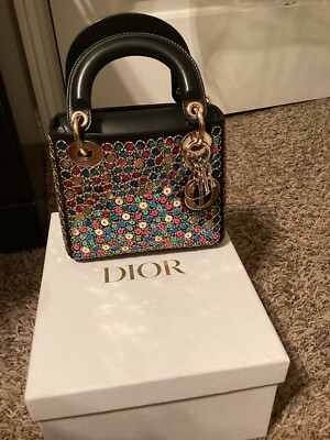 Christian Dior 2018 LIMITED EDITION Mini Lady Dior Handbag