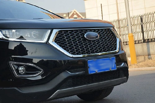 Parrilla de malla de panal para parachoques delantero negra para Edge Sport 2015-2018 - Imagen 7 de 10