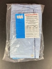 BVD Knee Length Big Man Pajamas 2xl Blue Shorts Short Sleeve Siegels Vintage