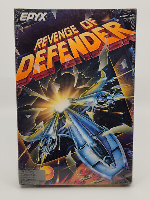 Epyx IBM PC Boxed Video Game Disk - Revenge of Defender - New Sealed
