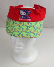 Hello Kitty Colorful Girl's Embroidered Adjustable Visor Cap Hat