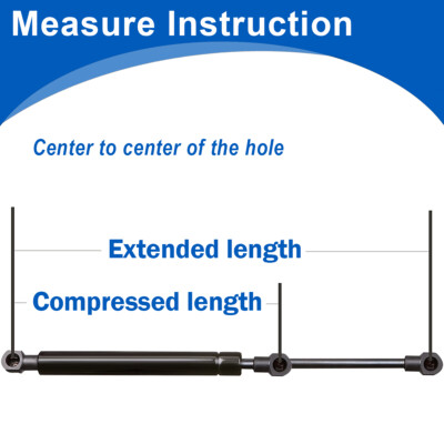 2 Hood Lift Support Struts For Chevy Malibu 2008-2012 & Saturn Aura 2008-2009