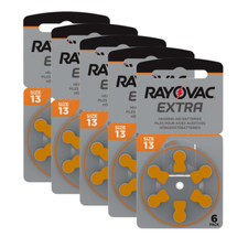 30x Rayovac Extra Advanced Hörgerätebatteri...