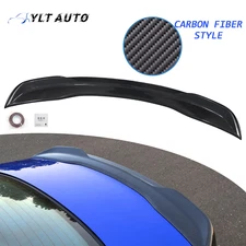 For 2022-2025 Honda Civic 4Dr Si carbon Fiber Style Trunk Spoiler Wing