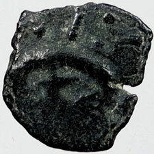 80BC Biblical Jerusalem Widow's Mite ALEXANDER JANNAEUS Coin HENDIN 1153 i120595