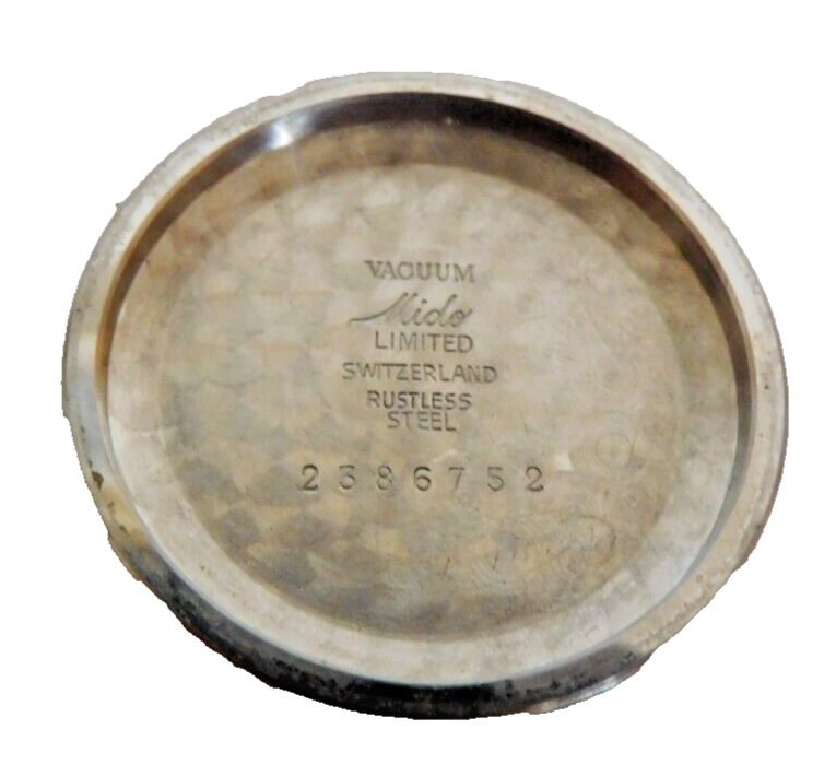 MIDO 917 P MULTIFORT POWER WIND. 17 JEWELS. ORIGINAL CROWN