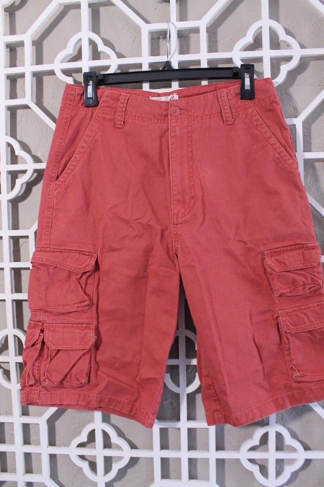 Pantalones Cortos OP De Colección Para Mujer 16 Rosa Carga Informal Y2K Algodón Colorido Cremallera 30W Foto 2 de 4