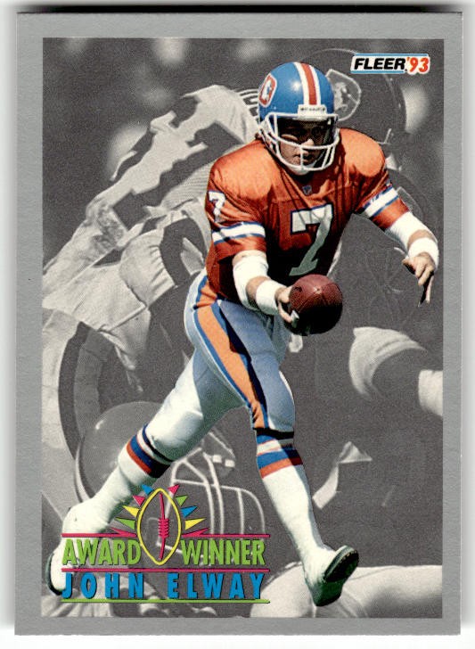 1993 Fleer John Elway #237 Denver Broncos
