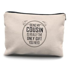 Cousin Gifts Makeup Bag,Cousin Gifts for Women,Best Cousin Gifts for Cousin-1