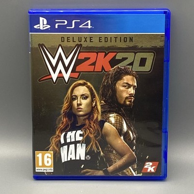 WWE 2K20 Deluxe Edition Sony PlayStation 4 PS4 Game PAL 2019 2K Wrestling