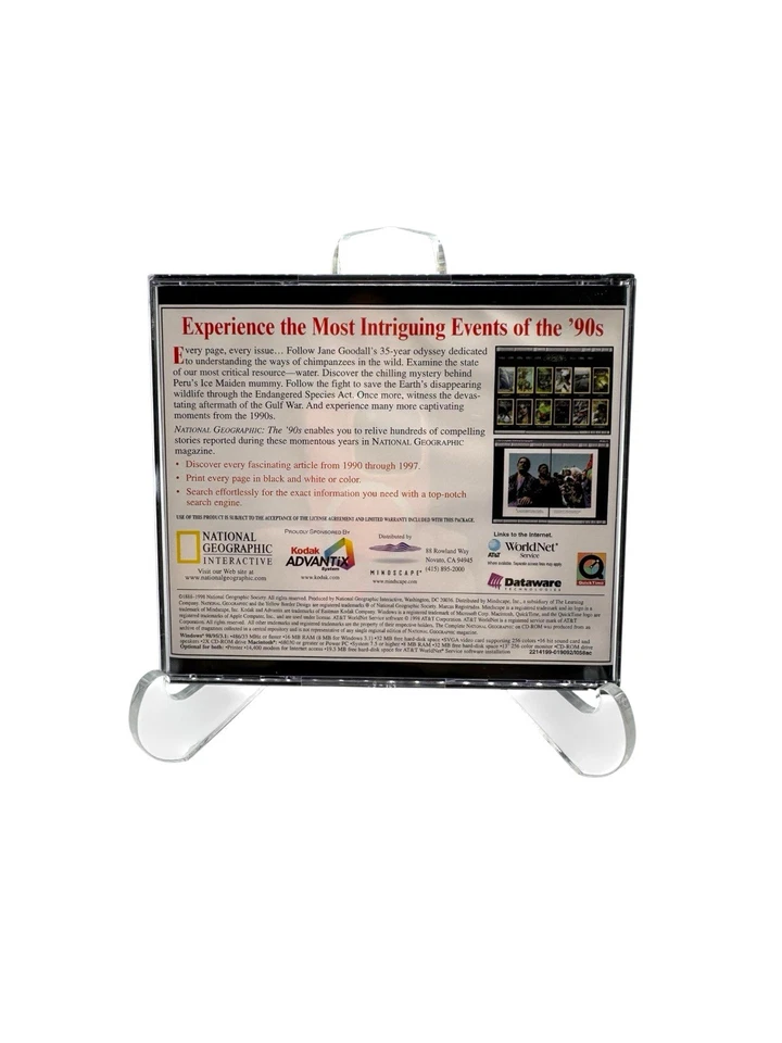 Vintage National Geographic Magazine The 1990s 3 Part Interactive CD-ROM Set - Image 3 of 3