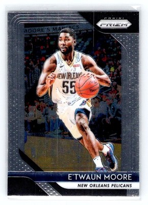 2018-19 Panini Prizm Basketball 147 E'Twaun Moore - New Orleans Pelicans