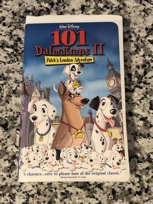 101 Dalmations II: Patch s Adventure In London, (VHS) Tested! Free Shipping