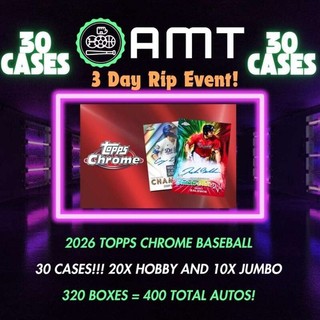 Shohei Ohtani Dodgers 2026 Topps Chrome 30X Hobby Jumbo Case 320X Box Break #1