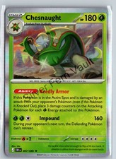 Chesnaught 7/86 2026 ME Chaos Rising Holo Rare NM