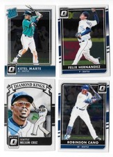 2016 Donruss Optic - SEATTLE MARINERS Team Set 