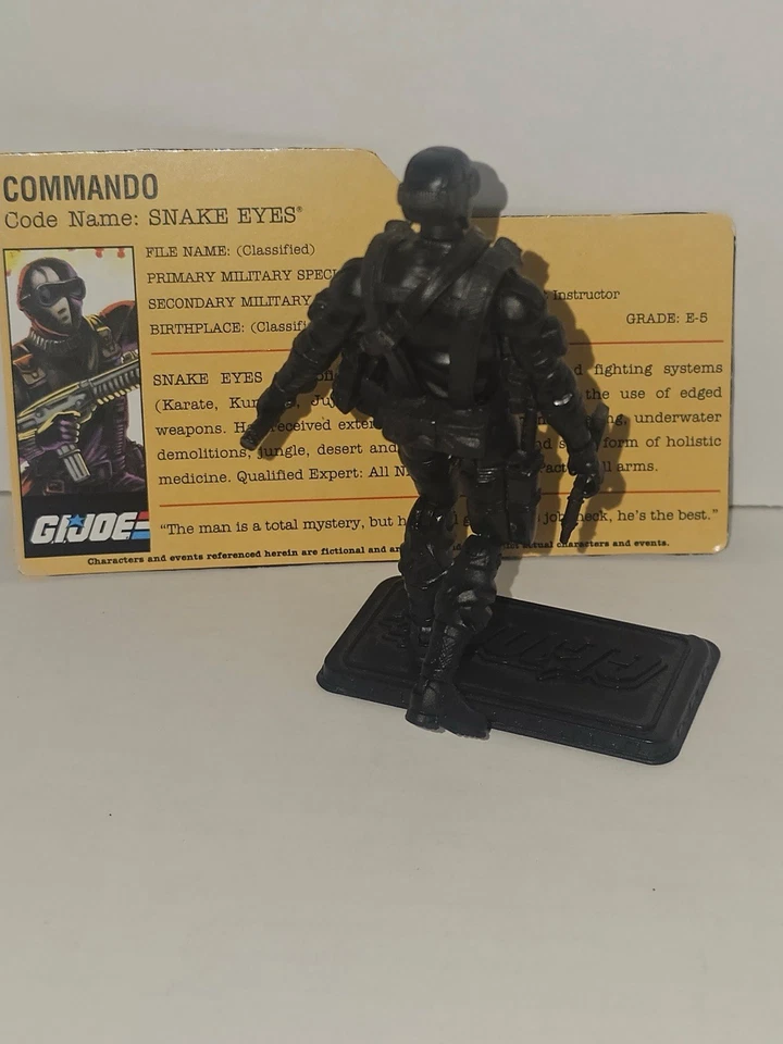 GI Joe 25 Aniversario Ojos de Serpiente Paquete de Batalla v28 Figura Hasbro 2007 Foto 3 de 4