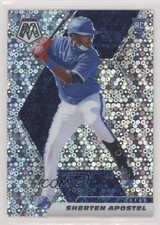 2021 Panini Mosaic Rookie Quick Pitch Silver Prizm Sherten Apostel #213 no9