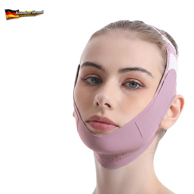 Wiederverwendbare V-Lifting-Maske mit Graphenfutter, verstellbar, violett