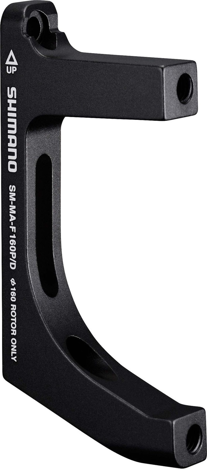 Shimano Disc adapter for post mount calliper, for Flat mount fork, for 160mm rot