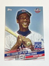 2019 Topps Opening Day Baseball 150 Years of Fun - Ernie Banks - Chicago Cubs