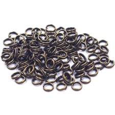 Double Loop Metal Open Jump Split Rings 5mm Jewelry DIY Crafts Findings Supplies