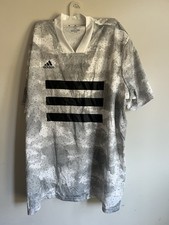 mens-adidas-white-and-gray-football-soccer-jersey-size-2xl