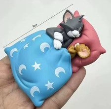 Sleeping Tom Jerry Car Accessory Interior Decoration Ornament Cute Desk Decor Sleeping Tom Jerry Car Accessory Interior Decoration Ornament Cute Desk Decor