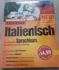 Sprachlernpaket f&uuml;r Italienisch, Sprachkurs, First Class Edition (OVP)